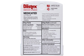Blistex open cap with balm extended, easy glide for quick use