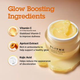 BLITHE application on hand demonstrating melt-on-contact hydration benefit