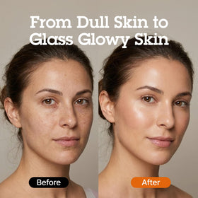 BLITHE pressed serum inside travel bag illustrating spill-proof portability benefit