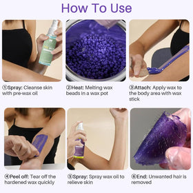 BLITZWAX technician-style leg waxing in action for long-lasting smoothness benefit