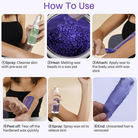 BLITZWAX eyebrow waxing small-area application for precise shaping