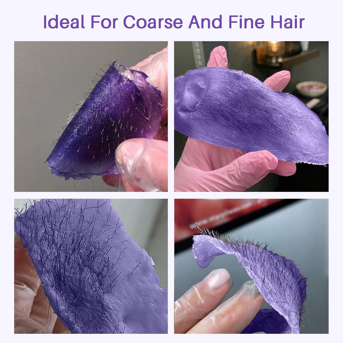 BLITZWAX close-up of melted lavender wax texture demonstrating smooth spreadability and grip