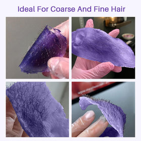 BLITZWAX close-up of melted lavender wax texture demonstrating smooth spreadability and grip