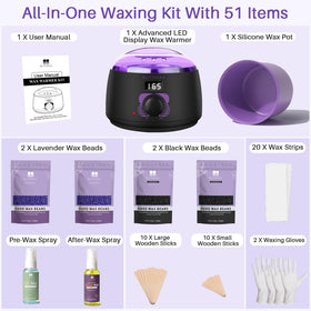 BLITZWAX disposable wax paper and gloves for hygienic post-wax cleanup benefit