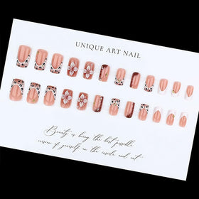 Bloazife full set layout with 24 tips and glue displayed for size selection convenience