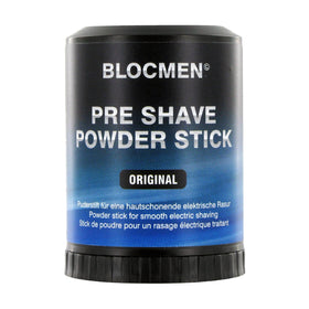 Blocmen pre shave stick front packaging showing label and 60 g size for travel convenience