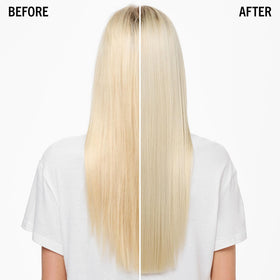 BlondMe finished salon-style blonde hair showcasing smooth cool tones