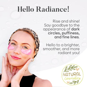 BLOOMORA hyaluronic patch texture detail highlighting hydration benefits