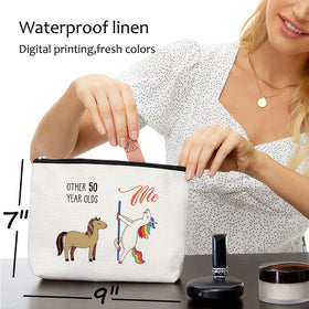 Blue Leaves interior waterproof lining protecting contents from spills