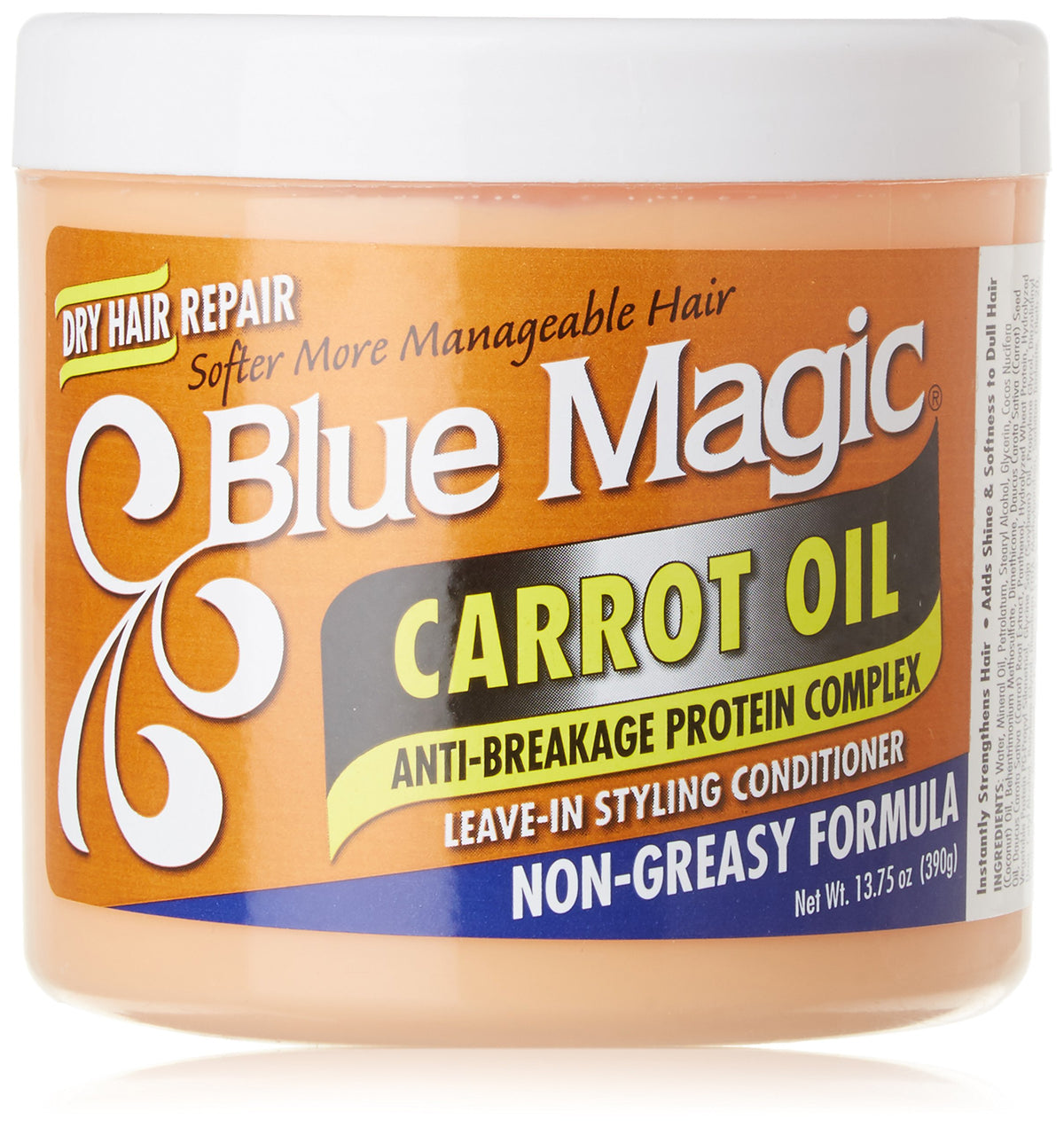 Blue Magic front packaging showing bottle and size for easy identification and purchase