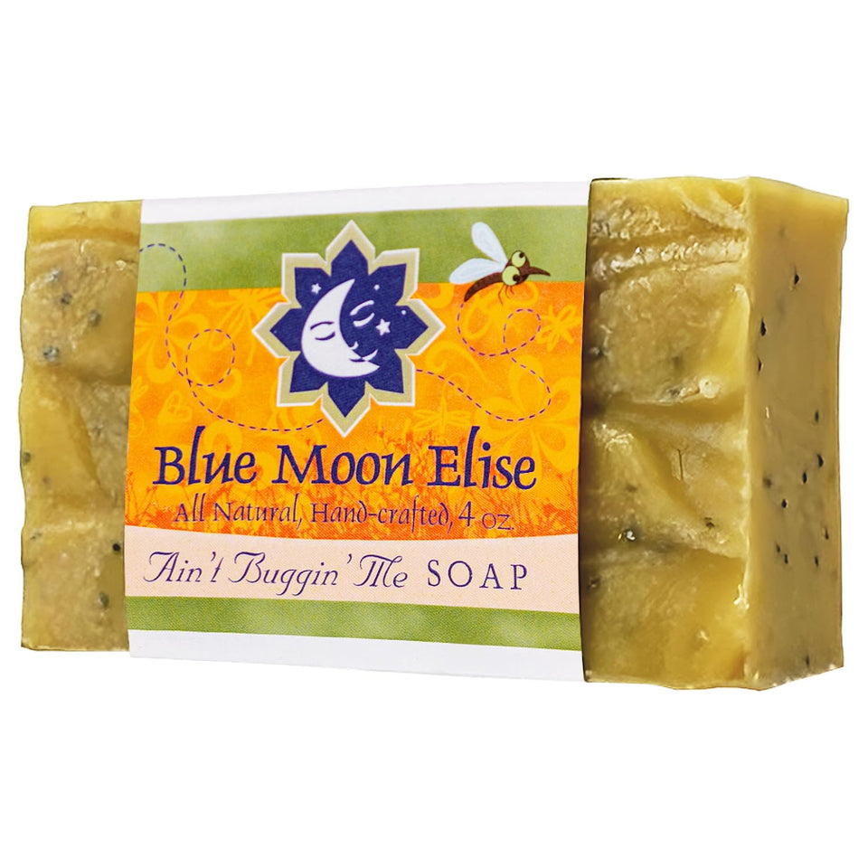 Blue Moon Elise front packaging showing brand and bar benefit