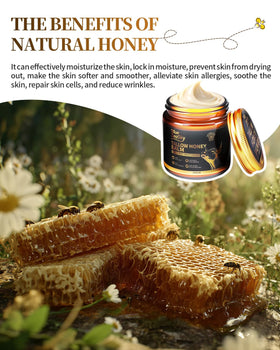 Blue Sea Sky label detail nutrient callouts emphasizing vitamins and soothing benefits