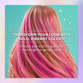 Blue Squid kids at a party wearing multiple colorful hair streaks