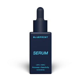 Blueprint Bryan Johnson front bottle shot showing sleek packaging and benefits