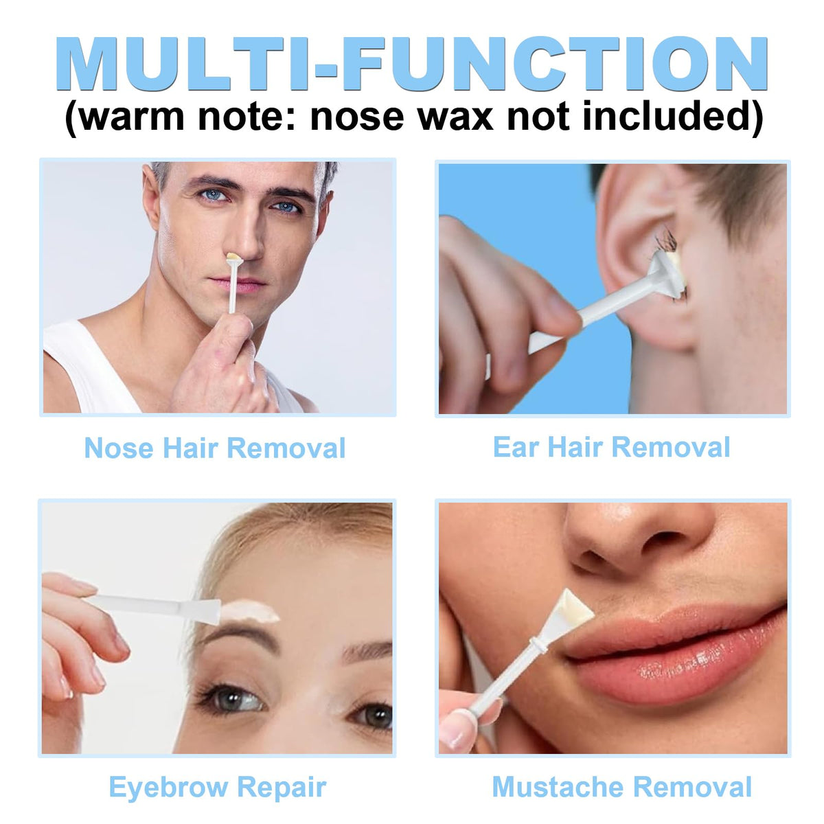 BlueZOO spatula detail demonstrating precise eyebrow and lip application