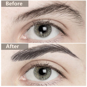 Blulu model applying sticker to show quick grooming benefit