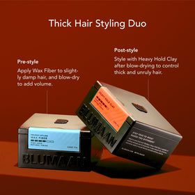 BluMaan clay on bathroom shelf in lifestyle setting signaling everyday usability
