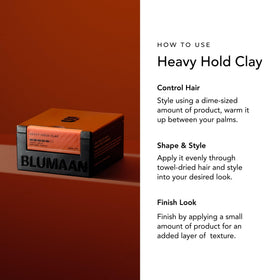 BluMaan finished hairstyle front view showing matte texture and volume benefit