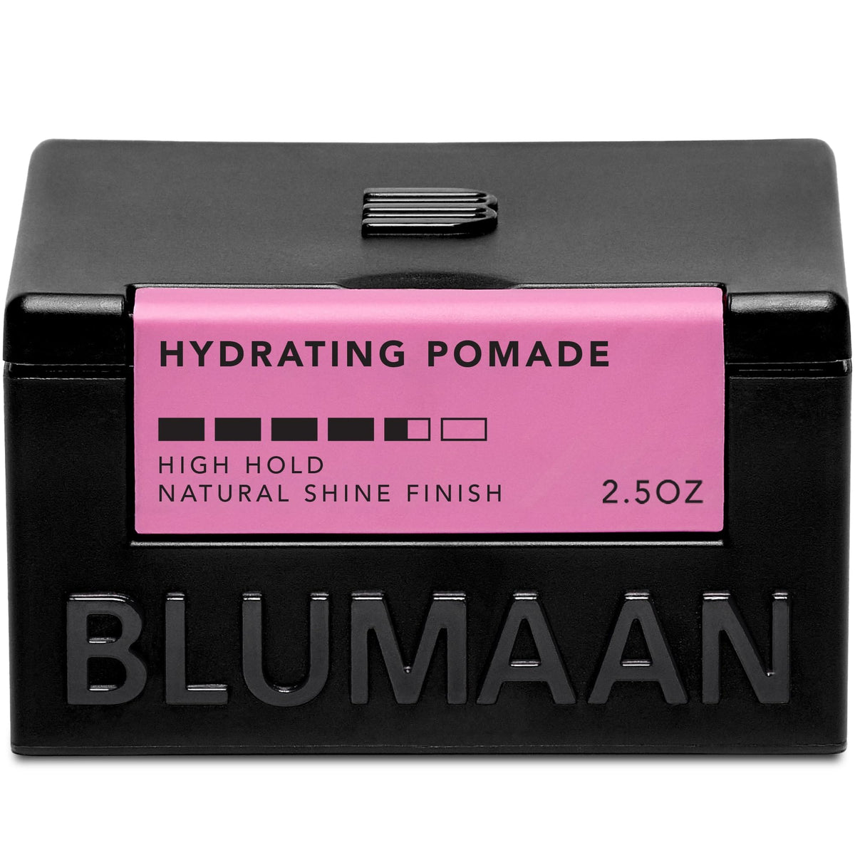 BluMaan jar front view showing clean packaging and travel-friendly size benefit