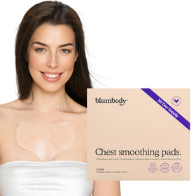 BLUMBODY front packaging showing chest pads and benefits