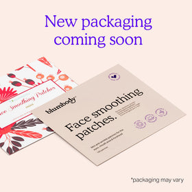 BLUMBODY opened pack with multiple patches displayed for easy access benefit