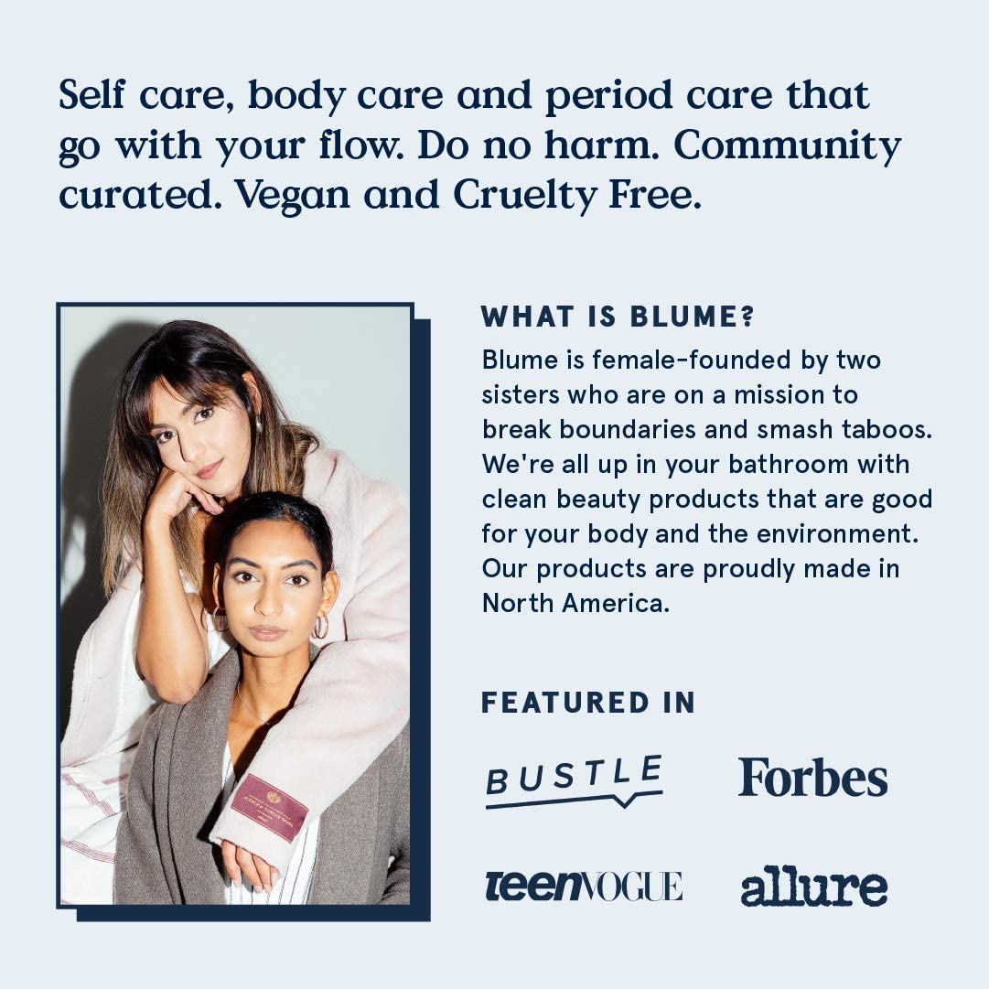Blume Meltdown on bathroom vanity staged in skincare routine promoting daily use