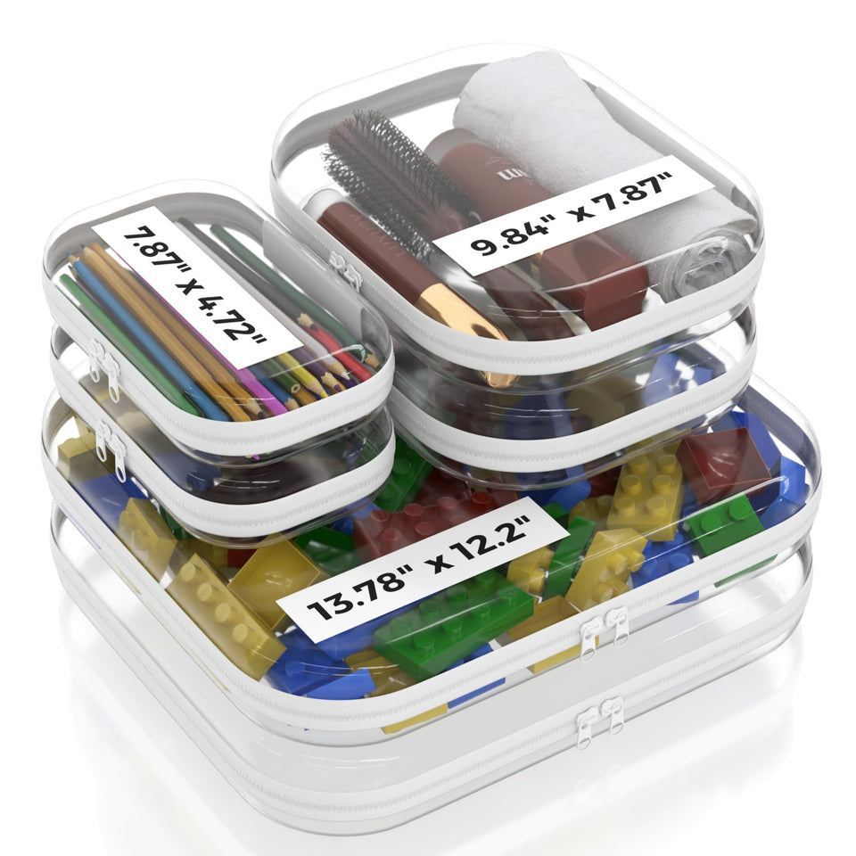 B'More Brands six-pack clear cases front view showing organized storage benefit