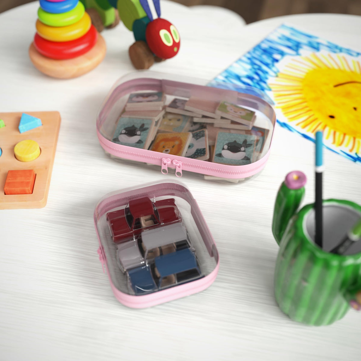 B'More Brands three sizes lined up to show scale and flexible storage
