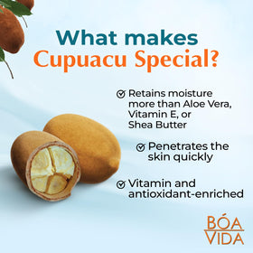 Bóa Vida creating hair lather that improves softness and shine