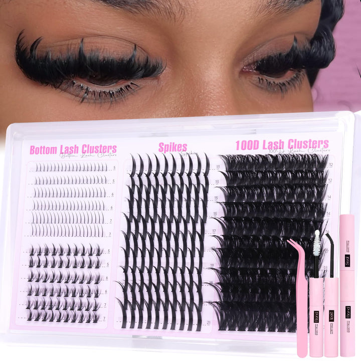 Boahankuke front packaging showing all included lashes and tools for easy selection
