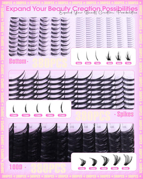 Boahankuke lash fibers showing D-curve texture for comfortable, lifted wear
