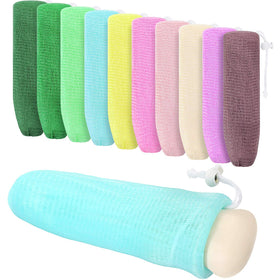 Boao front view of mesh pouch showing packaging and easy foam creation