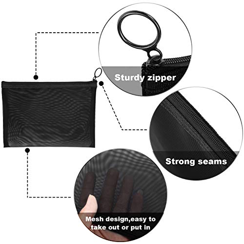 Boao mesh pouches arranged in a suitcase illustrating easy travel organization