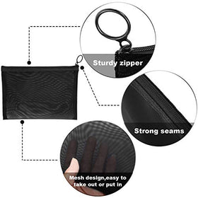 Boao mesh pouches arranged in a suitcase illustrating easy travel organization
