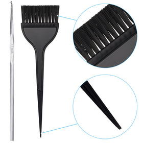 Boao styling hook and dye brush close detail for precise pulling and application