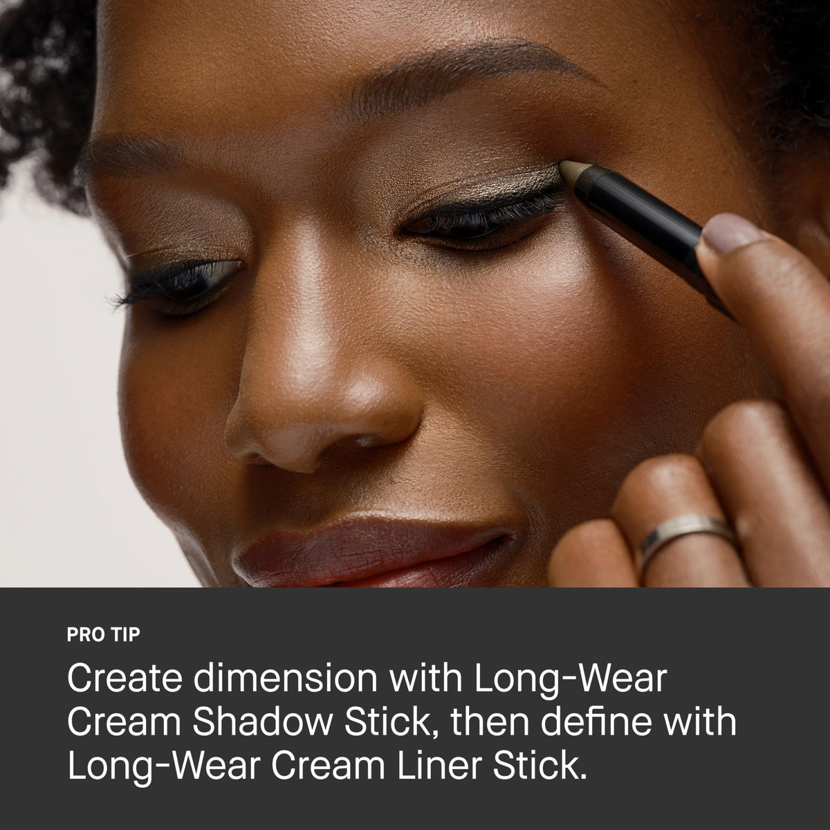 Bobbi Brown size comparison next to a makeup brush showing compact travel-friendly design