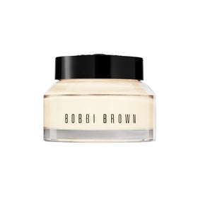 Bobbi Brown front packaging showing jar and label with product benefit