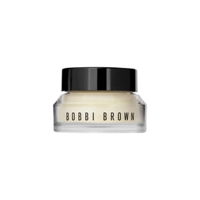 Bobbi Brown travel-size face base jar front view, easy-to-pack hydration