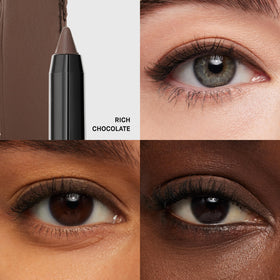 Bobbi Brown fine tip close-up highlighting precision for crisp eyeliner