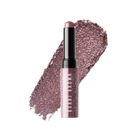 Bobbi Brown front packaging showing Brilliant Violet stick and benefit of portable shimmer