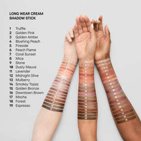 Bobbi Brown label close-up showing product details and long-wear benefit