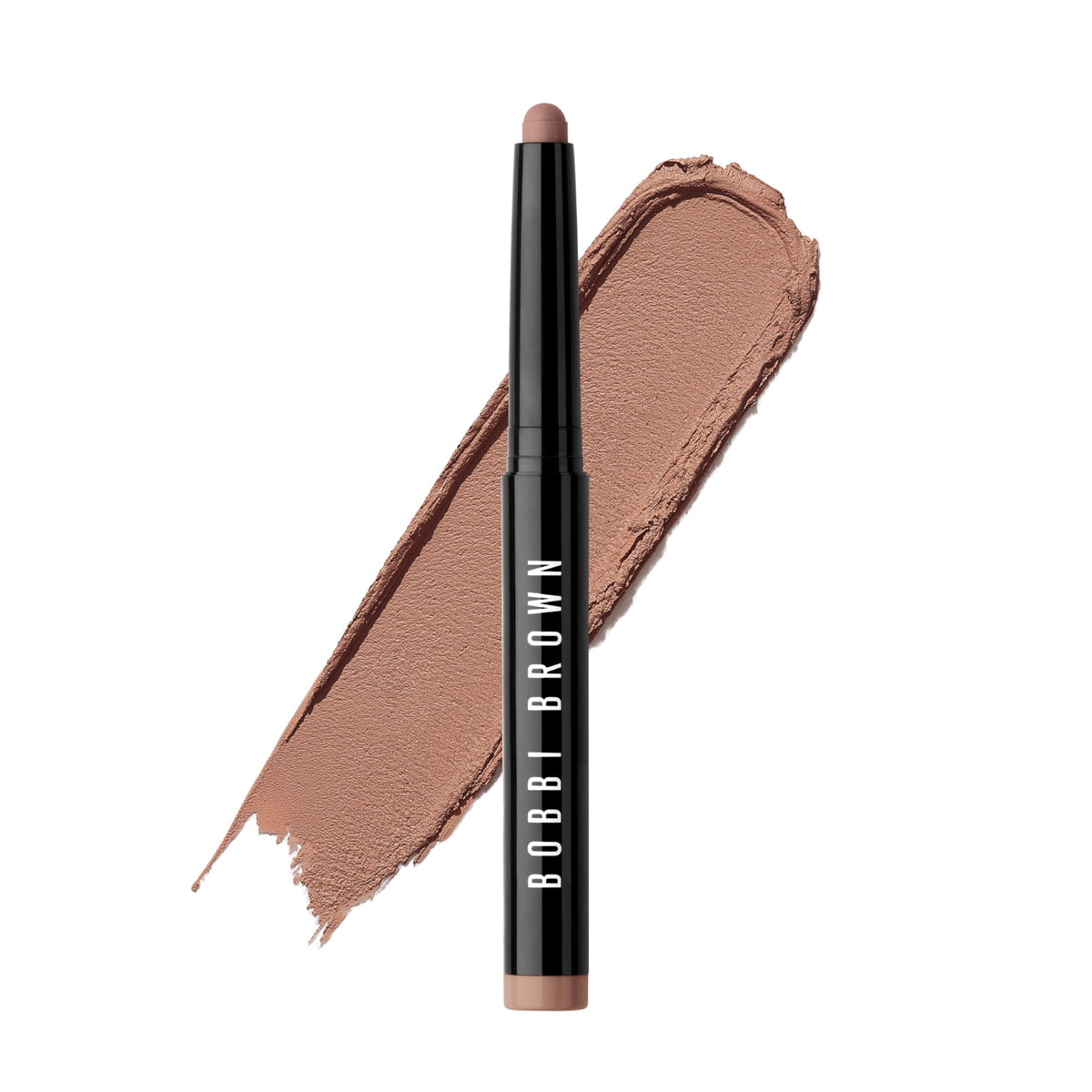 Bobbi Brown shadow stick front packaging showing taupe shade and benefit