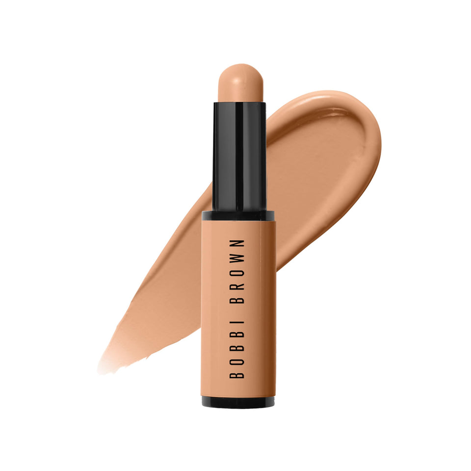 Bobbi Brown front packaging showing stick product ready to apply and travel-friendly