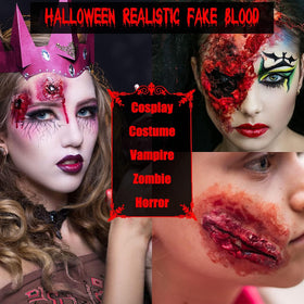 BOBISUKA dripping blood applied to skin demonstrating believable running-wound realism