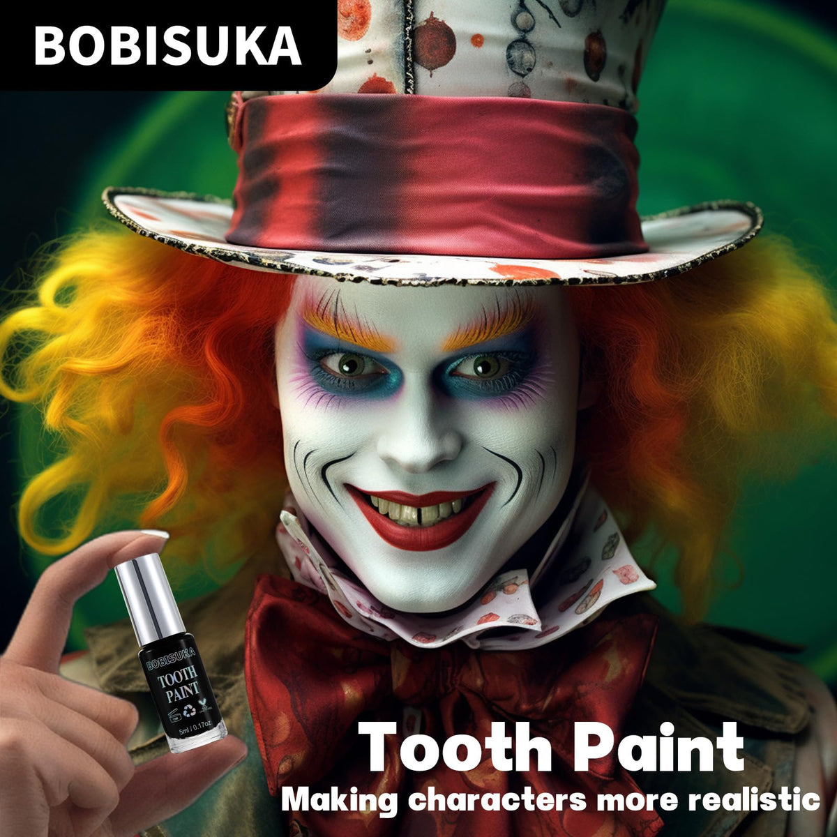 BOBISUKA open container with cap showing bottle and brush for quick access benefit