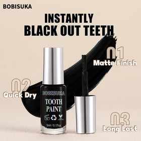 BOBISUKA paint texture on finger showing smooth consistency for even coverage benefit