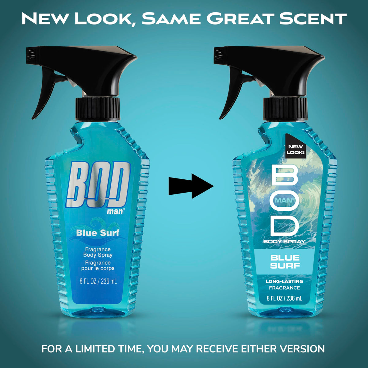 BOD man side label detail highlighting scent notes and product information benefit