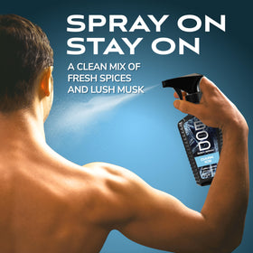 BOD man bottle in a gym bag suggesting post-workout refresh and clean scent