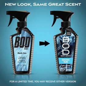 BOD man side label close-up highlighting fragrance name and product details