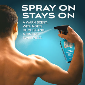 BOD man ingredients display with citrus fruits showing energizing top notes